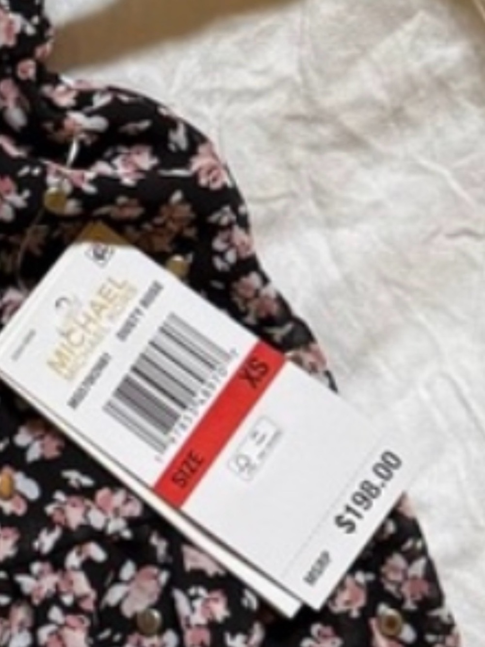 MICHAEL Michael Kors- NWT- FLORAL STUD TIER MINI SKIRT- Dustyrose